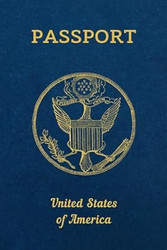 Blank Passport 6x9 Inch Notebook and Travel Journal