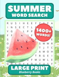 Summer Word Search Large Print