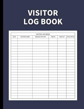 Visitor Log Book