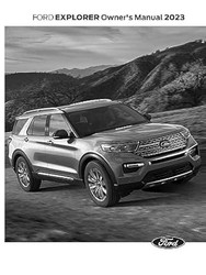 2023 Ford Explorer Owners Manual