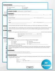 Landscaping Agreement Forms: Perfect For Preparing a
