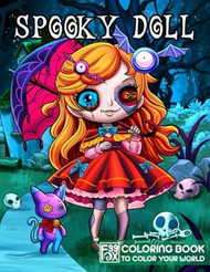 Spooky Doll Coloring Book