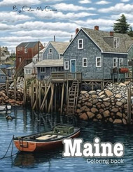 Maine: Coloring Book for Adults