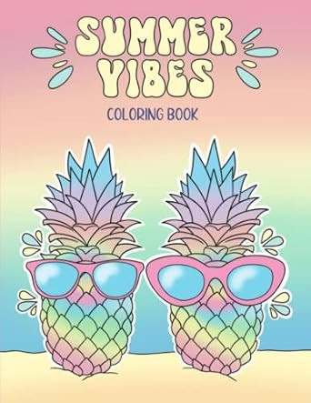 Summer Vibes Coloring Book