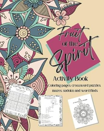 Fruit of the Spirit Activity Book