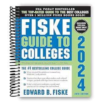 Fiske Guide to Colleges 2024 [Spiral-bound] Edward Fiske