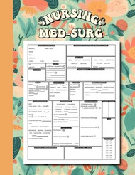 Med Surg Nursing Report Sheets Notebook