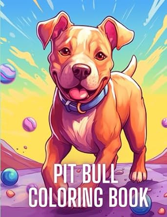 Pit Bull Coloring Book