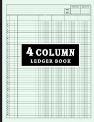 4 Column Ledger Book
