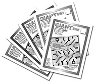 Giant Star Crossword by Puzzle Buffs 5 for $25