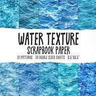 Water Texture Scrapbook Paper