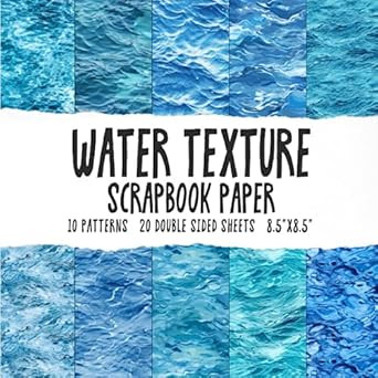 Water Texture Scrapbook Paper
