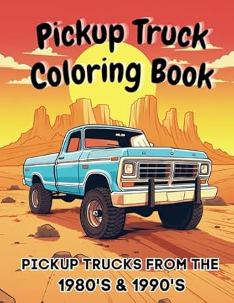 Pickup Truck Coloring Book