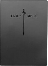 KJVER Sword Holy Bible Large Print Black Ultrasoft Thumb Index: