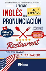Aprende Ingles En Espanol - Vocabulario Restaurante