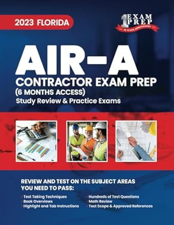 2023 Florida Air A Contractor Exam Prep
