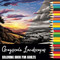 Grayscale Landscapes Coloring Book For Adults