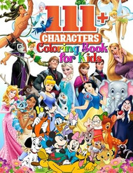 111 Characters Coloring Book For Kids