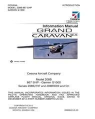 CESSNA GRAND CARAVAN 208B G1000 INFORMATION MANUAL