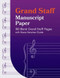 Grand Staff Manuscript Paper