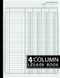 4 Column Ledger Book