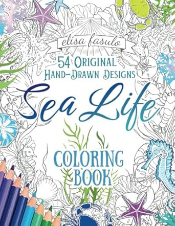 Sea Life Coloring Book