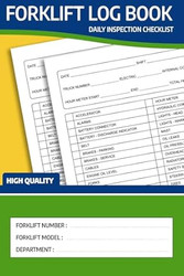 Forklift Log Book with Daily Inspection Checklist