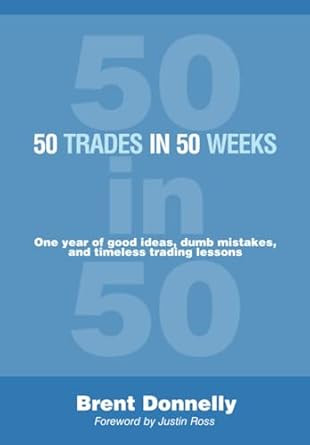 50 Trades in 50 Weeks: One year of good ideas dumb mistakes