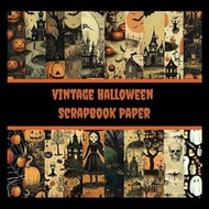 Vintage Halloween Scrapbook Paper