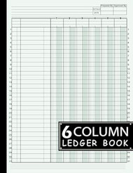 6 Column Ledger Book
