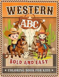 Western Cowboy ABC Coloring Book For Kids