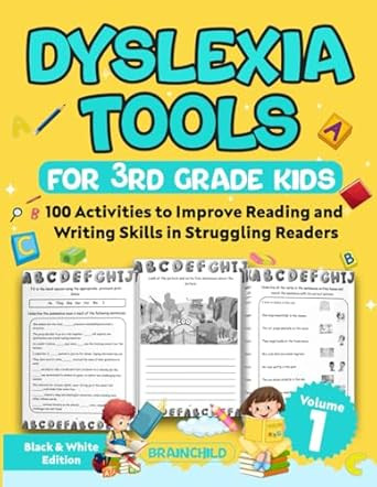 Dyslexia Tools for Kids 3rd grade. 100 Activities to Improve