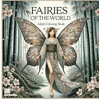 Fairies of the World Adult Coloring Book