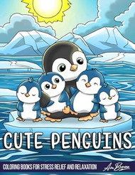 Cute Penguins Coloring Book