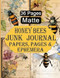 Honey Bees Junk Journal Pages and Ephemera