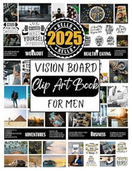 Vision Board Clip Art Book For Men