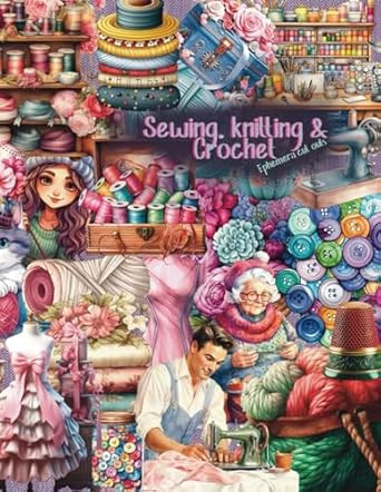 Sewing Knitting & Crocheting Ephemera Book Craft Your Cozy