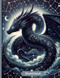 Night Sky Dragon Sketchbook For Drawing 100 Pages