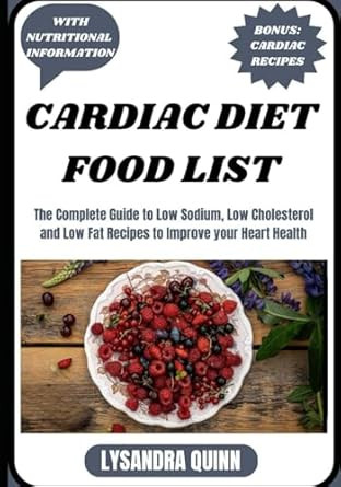 CARDIAC DIET FOOD LIST