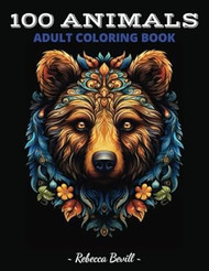 100 Animals Adult Coloring Book