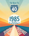 The Road to 40 I Happy 40th Birthday I Fun Trivia Memories