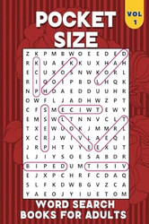 Pocket Size Word Search Books for Adults