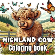 Highland Cow Coloring Book