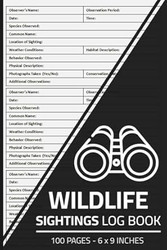 Wildlife Sightings Log Book