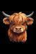 Highland Cow Cute Baby