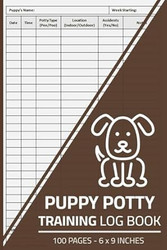 Puppy Potty Training Log Book