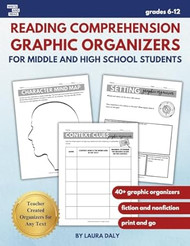 Reading Comprehension Graphic Organizers for Middle and