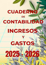 Cuaderno de contabilidad ingresos y gastos