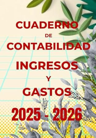 Cuaderno de contabilidad ingresos y gastos