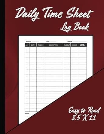 Daily Time Sheet Log Book